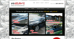 Desktop Screenshot of kramsmobiledetailing.com