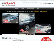 Tablet Screenshot of kramsmobiledetailing.com